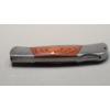 Image 5 : Brand New "U.S Army" Frost Cutlery Folding Pocket Knife With 4.5" Barracuda Wood Handle 3” Blade