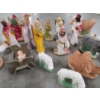 Image 3 : Unique Unmarked Vintage Nativity/Holy Family Figurines Made Of Ceramic 
