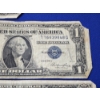 Image 7 : x5 United States $1 Blue Seal Silver Certificates FV: $5.00