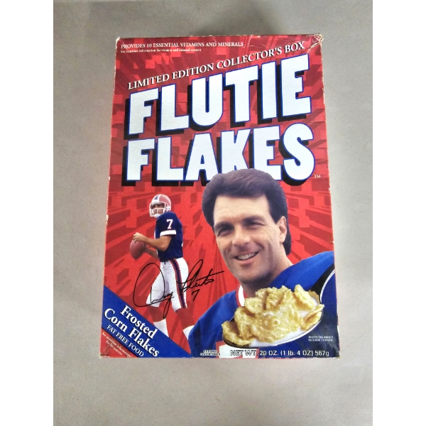 1999 Doug Flutie Jr. Buffalo Bills Limited Edition Collector's Box "Flutie Flakes"