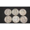 Image 1 : 1949, 1952, 1957, 1961, 1962 90% Silver Franklin Half Dollars - Face Value: $3.00