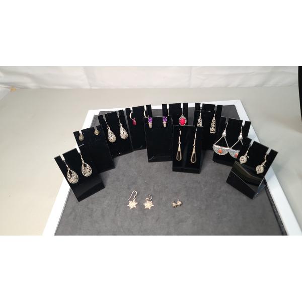Assorted Styles Sterling Silver Earrings - Total Weight: 5.27g