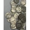 Image 3 : Lot of 50 90% Silver, Assorted Year, Roosevelt Dimes FV $5.00