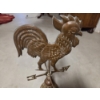 Image 3 : *Pick Up At Mantua Home-No Shipping Available* Neat Horseshoe Brand 19'' Brass Tabletop Rooster Weat