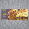 Image 1 : 9/11 Patriot Day We Will Never Forget Gold Foil Note ~ Beautiful Mint Condition!