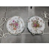 Image 4 : Rustic Metal Hanging Display with Decorative Plates - About 55in Long