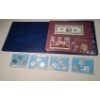 Image 1 : 1993 Thomas Jefferson Comm Coin & Currency Set With 4 Littleton Coin Co. Susan B. Anthony Coin Sets