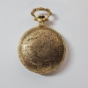 Image 4 : WORKING! Gold-Tone Andre Rivalle 17 Jewel Pocket Watch ft. Horse Engravings 