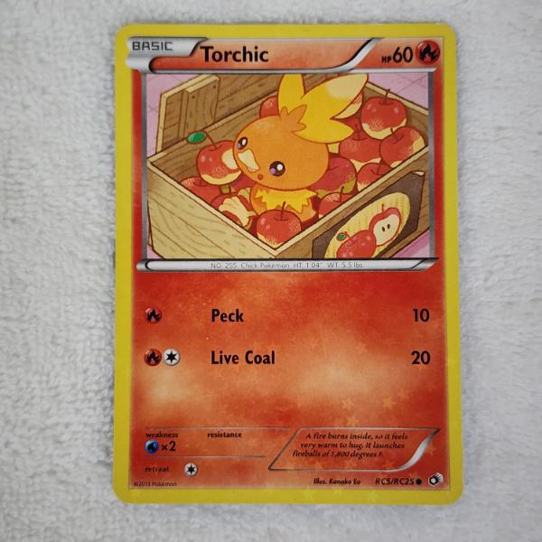 Torchic RC5/RC25 Radiant Collection Vintage Pokemon Trading Card 