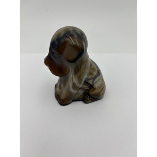Adorable Degenhart Dog Figurine - Toffey Slag - ~2.5 inches
