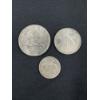 Image 2 : 3 - Canadian Silver Coins - Silver Dollar, Half & Quarter - $1.75 Face Value