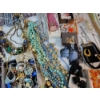 Image 4 : Large Assortment of Costume Jewelry Over 100 Pieces - Including Cosmetic Bag and Jewelry Box