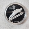 Image 3 : 1988 Canadian Olympic Winter Games $20 92.5% Silver Coin / Silver Content: 1 Troy Ounce 