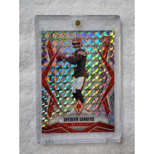 Shedeur Sanders No.154 - 2025 Panini - Phoenix Football Rookie Card ~ IN NICE PROTECTOR!