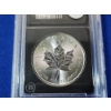 Image 4 : The Bradford Exchange Mint BU 2014 Canada Maple Leaf $5 1oz .9999 Silver Coin