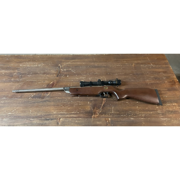 Beeman Air Rifle - Sportsman Series - Satin Nickel Plated Barrel and Receiver - Tapered Bull Barrel 