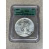 Image 1 : 1994 ICG-MS64 Silver Eagle - .999 Silver (Pure Silver) - FV $1.00 - Encapsulated 
