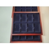 Image 2 : Wooden Three-Tiered Coin Slab Storage Display Box - Holds 24 Standard Slabs - Great Condition!  