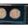 Image 5 : Yellowstone National Park Commemorative Coin Program 2 Coin Set Ft. 90% Silver!