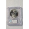 Image 2 : ICG 1971-S MS66 40% Silver Eisenhower Dollar Signed By Austin Hutto, ICG President 