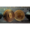 Image 4 : 4 Pcs -  Pure 24k .999 Gold Foil BITCOIN CRYPTO Notes  - Each Mint Condition - Pure Gold Laminated