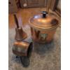 Image 3 : PICKUP IN CANTON - Copper Collection, Including Two 12'' Trays, Ice Bucket, Measuring Cups, Dishes