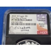 Image 2 : 2022-W NGC PF ULTRA CAMEO Silver Eagle FDOI - 1oz Fine Silver - Jones Signed!