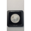 Image 1 : United States 2002 One Troy Ounce .999 Fine Silver American Eagle In Display