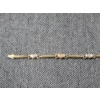 Image 3 : 10K Yellow Gold Bracelet With Heart Shaped Accents ~ Weighs 3 Grams 