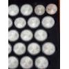 Image 5 : INCREDIBLE 33 Count 1 Oz Silver American Eagles With Nice Display Wooden Case