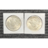 Image 1 : Lot of 2 Peace Dollars.  1922 and 1924