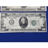 Image 3 : 2 $20 Dollar Bills: 1934- A $20 Federal Reserve Note and 1928 $20 Federal Reserve Note - FV; $40