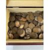 Image 2 : 400 Unsearched Wheat Pennies In A Beautiful Wood Box