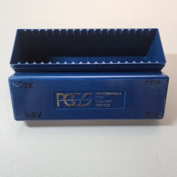 PCGS Blue Coin Slab Holder - Holds 20 Standard PCGS Slabs 
