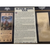 Image 1 : Authentic 1996 Super Bowl XXX NFL Football Ticket & 24K Gold Plated Ticket - Mint Condition