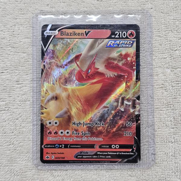 Blaziken V 020/198 Rare Holo Pokémon Trading Card