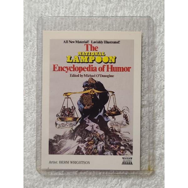 1993 National Lampoon Prototypes #SC8 Encyclopedia of Humor Trading Card in Great Condition
