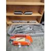 Image 1 : Large Tote of Train Tracks, 5 Lionel Train Cars, FastTrack Graduated Trestle
