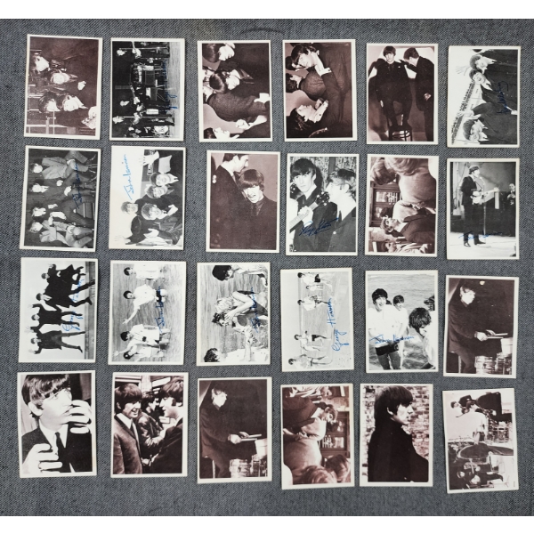 24 Assorted 1960's Beatles Trading Cards ~ Mostly Topps Trading Cards ~ Assorted Series & Conditions