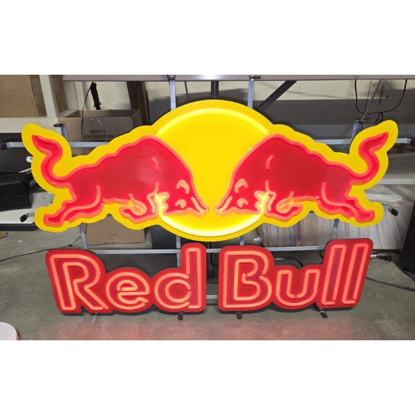 LED 24''x36'' RedBull Lighted Plastic Wall Sign