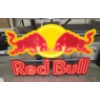Image 1 : LED 24''x36'' RedBull Lighted Plastic Wall Sign