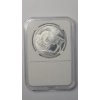 Image 3 : Golden State Mint 1 Troy Ounce .999 Fine Silver Buffalo Round In Slab Holder