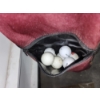 Image 7 : Knight Golf Bag with Clubs, Covers, Golf Balls