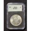 Image 2 : 1884 Morgan Silver Dollar in Uncirculated Condition 