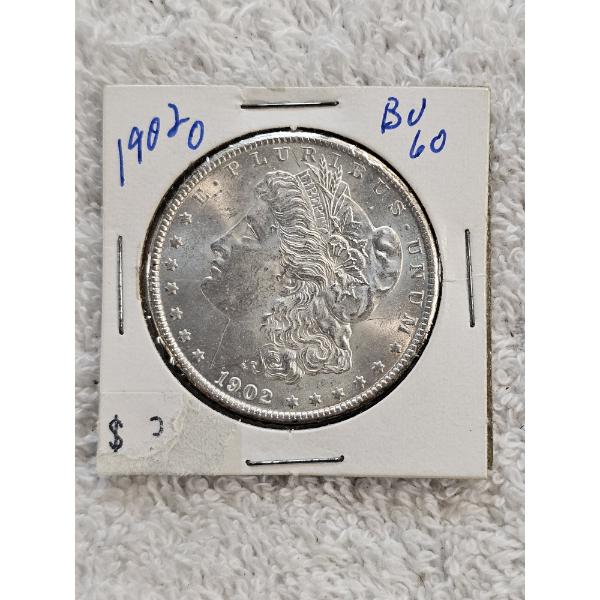 1902-O United States Morgan 90% Silver Dollar
