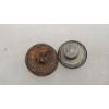 Image 2 : Vintage Oak Leaf Jean Tack Button & Vintage Button With Unknown Origin In Display Case