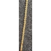 Image 4 : 14K Gold 24" Flat Serpentine Chain - Weight: 1.5g