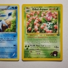 Image 2 : Two Vintage Pokemon Trading Cards Ft. Rare Glaceon & Erika's Ivysaur From Gym Challenge Set