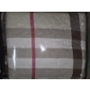 Image 2 : Metropolitan Queen Bamboo 3 Piece Tan Plaid Quilt Set