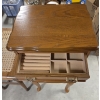 Image 4 : *Pick Up At Mantua Home-No Shipping Available* Wonderful Condition Oak Standing Jewelry Armoire & Go
